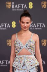 ALICIA VIKANDER at 2026 EE BAFTA Film Awards in London 02/22/2026