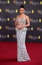 ALICIA VIKANDER at 2026 EE BAFTA Film Awards in London 02/22/2026