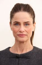AMANDA PEET at Apple TV Press Day at Barker Hangar in Santa Monica 02/03/2026
