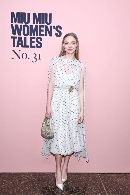 AMANDA SEYFRIED at Miu Miu Women’s Tales No. 31 at Village East Theater in New York City 02/12/2026