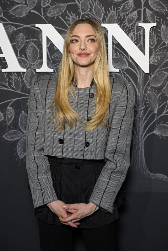AMANDA SEYFRIED at The Testament of Ann Lee Premiere at Cinema Max Linder in Paris 02/17/2026