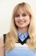 ANGOURIE RICE at Apple TV Press Day at Barker Hangar in Santa Monica 02/03/2026