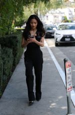 ANNA SAWAI Heading to San Vicente Bungalows in West Hollywood 02/18/2026