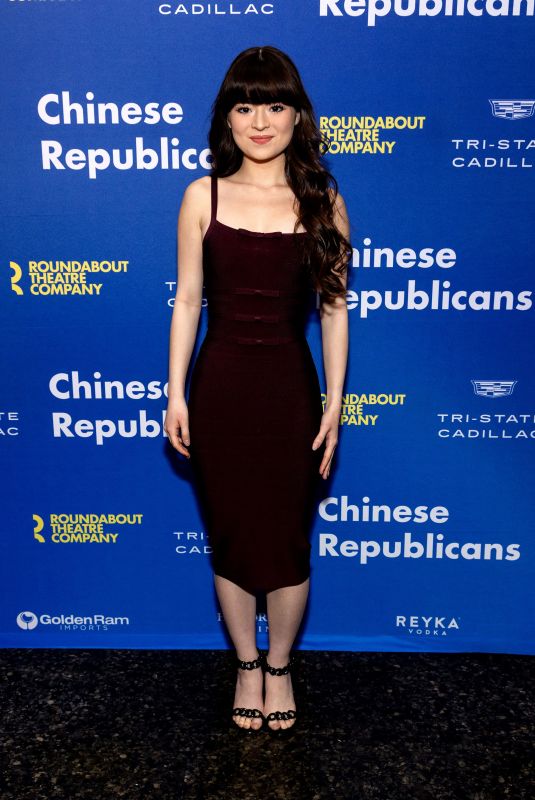 ANNA ZAVELSON at Chinese Republicans Opening Night at Laura Pels Theatre in New York City 02/26/2026