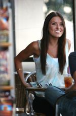 AUDRINA PATRIDGE at The Coffee Bean Restaurant in Hollywood 08/13/2008