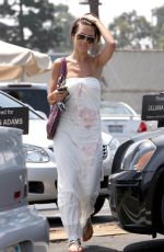 AUDRINA PATRIDGE Heading to Todd-AO Studios in Santa Monica 08/15/2008