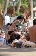 AUDRINA PATRIDGE in Bikini at Poolside at Treasure Island in Las Vegas 08/16/2008
