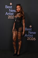 AYRA STARR at 2026 Spotify Best New Artist Event in West Hollywood 01/29/2026