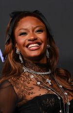 AYRA STARR at 2026 Spotify Best New Artist Event in West Hollywood 01/29/2026