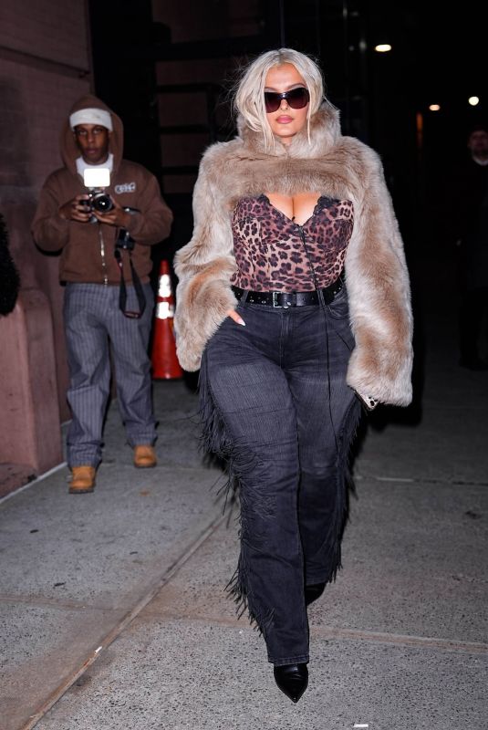 BEBE REXHA Night Out in New York City 02/14/2026