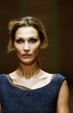 BELLA HADID Walks Runway at Prada Fall/Winter 2026 Show at Milan Fashion Week 02/26/2026