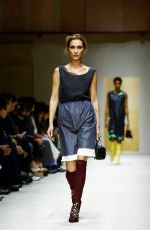BELLA HADID Walks Runway at Prada Fall/Winter 2026 Show at Milan Fashion Week 02/26/2026