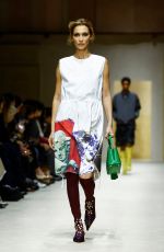 BELLA HADID Walks Runway at Prada Fall/Winter 2026 Show at Milan Fashion Week 02/26/2026