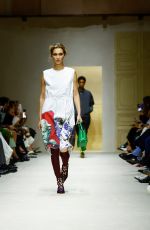 BELLA HADID Walks Runway at Prada Fall/Winter 2026 Show at Milan Fashion Week 02/26/2026