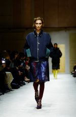 BELLA HADID Walks Runway at Prada Fall/Winter 2026 Show at Milan Fashion Week 02/26/2026