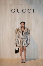 BELLA POARCH at Gucci FW26 Fashion Show in Milan 02/27/2026