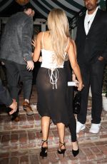 BROKS NADER Arrives at Her Birthday Dinner at San Vicente Bungalows in West Hollywood 02/07/2026
