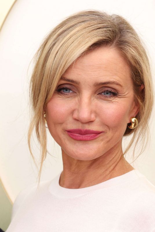 CAMERON DIAZ at Apple TV Press Day at Barker Hangar in Santa Monica 02/03/2026