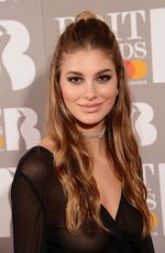 CAMILA MORRONE at BRIT Awards 2017 in London 02/22/2017