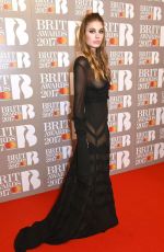 CAMILA MORRONE at BRIT Awards 2017 in London 02/22/2017