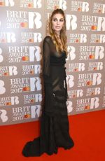CAMILA MORRONE at BRIT Awards 2017 in London 02/22/2017