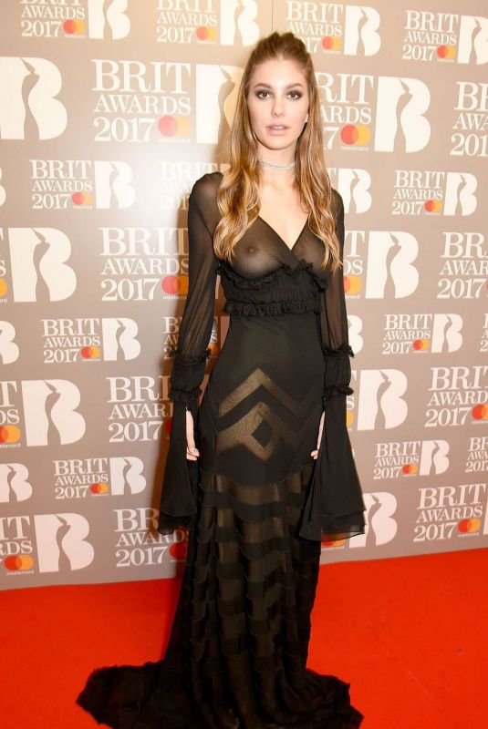 CAMILA MORRONE at BRIT Awards 2017 in London 02/22/2017