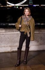 CAMILLE ROWE at Burberry Winter 2026 Show at London Fashion Week 02/23/2026