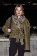 CAMILLE ROWE at Burberry Winter 2026 Show at London Fashion Week 02/23/2026