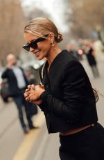 CAROLINE DAUR Arrives at Fendi Fashion Show Womenswear FW 2026/27 at Milan Fashion Week 02/25/2026
