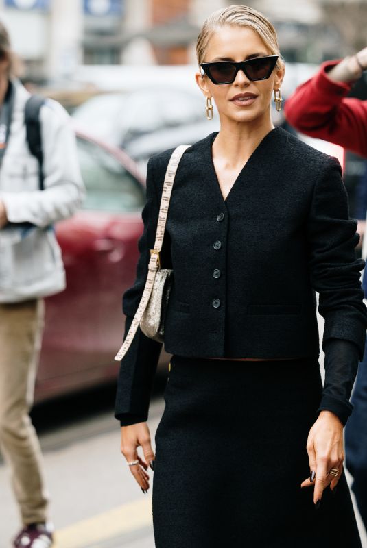 CAROLINE DAUR Arrives at Fendi Fashion Show Womenswear FW 2026/27 at Milan Fashion Week 02/25/2026