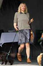 COURTNEY LOVE Grabbing Lunch at Crossroads Kitchen in Los Angeles 02/09/2026