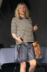 COURTNEY LOVE Grabbing Lunch at Crossroads Kitchen in Los Angeles 02/09/2026