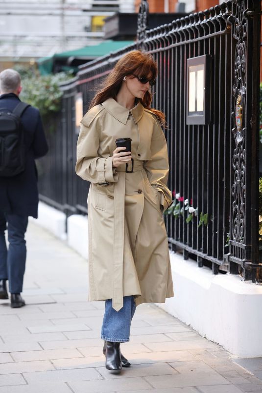 DAISY EDGAR-JONES Out in Mayfair at London Fashion Week 02/23/2026