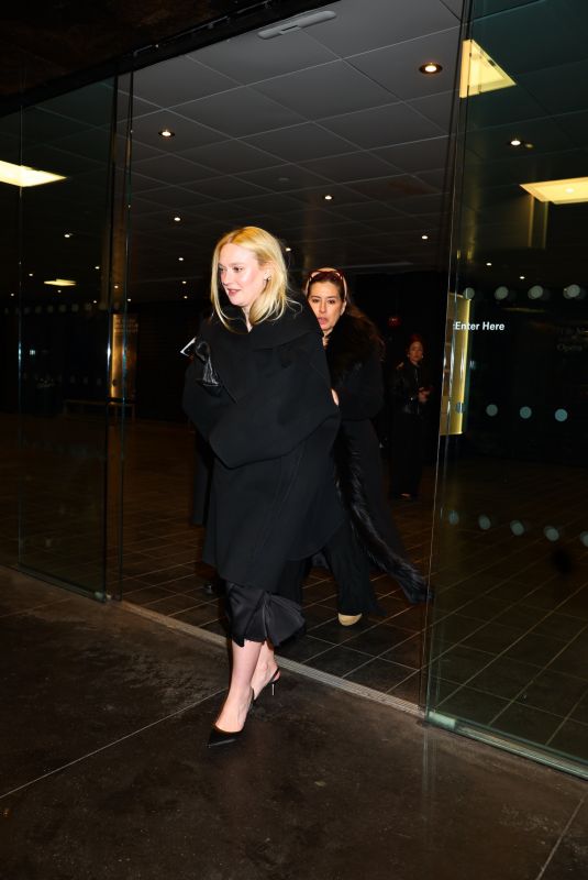 DAKOTA FANNING Arrives at Michael Kors Fashion Show at NYFW in New York City 02/12/2026