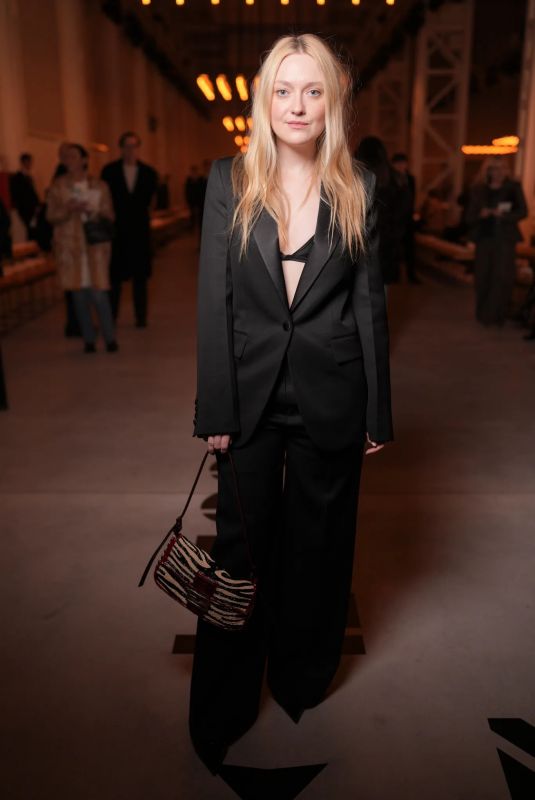DAKOTA FANNING at Fendi Womenswear Fall/Winter 2026/2027 Fashion Show at Milan Fashion Week 02/25/2026