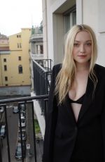 DAKOTA FANNING - Fendi MFW Photoshoot, February 2026