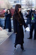 DAKOTA JOHNSON Arrives at Calvin Klein Fashion Show at NYFW in New York City 02/13/2026