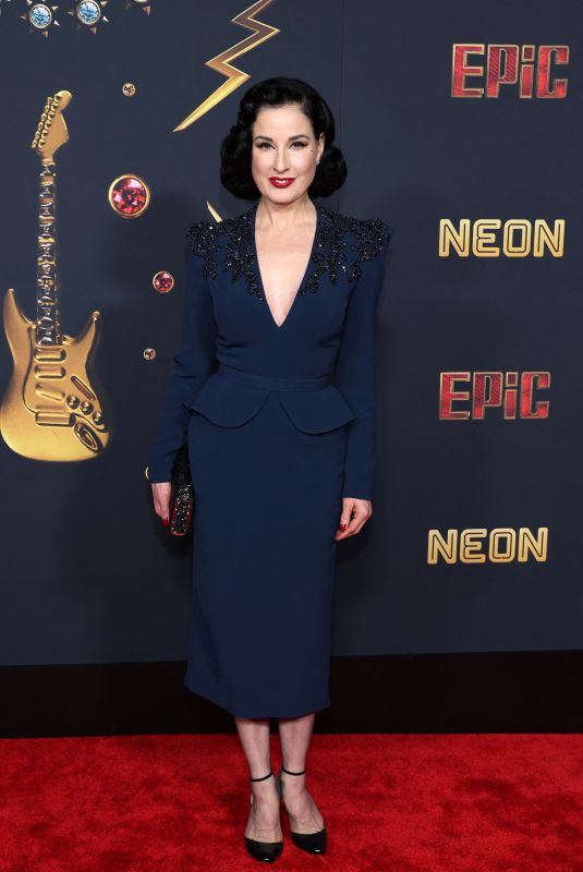 DITA VON TEESE at EPiC: Elvis Presley In Concert Premiere at Neon at TCL Chinese Theater in Los Angeles 02/18/2026