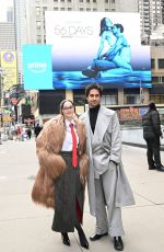 DOVE CAMERON and Avan Jogia visit Times Square in New York City 02/16/2026