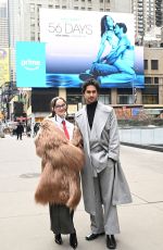 DOVE CAMERON and Avan Jogia visit Times Square in New York City 02/16/2026