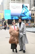DOVE CAMERON and Avan Jogia visit Times Square in New York City 02/16/2026