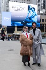DOVE CAMERON and Avan Jogia visit Times Square in New York City 02/16/2026