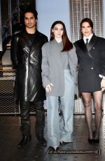 DOVE CAMERON and Cast of 56 Days Visits Empire State Building in New York City 02/17/2026