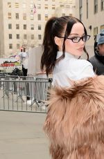 DOVE CAMERON Arrives at Today Show in New York City 02/16/2026