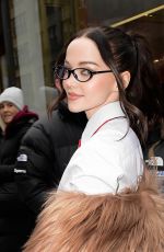 DOVE CAMERON Arrives at Today Show in New York City 02/16/2026