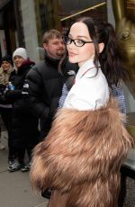 DOVE CAMERON Arrives at Today Show in New York City 02/16/2026