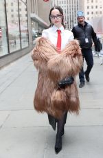 DOVE CAMERON Arrives at Today Show in New York City 02/16/2026