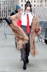 DOVE CAMERON Arrives at Today Show in New York City 02/16/2026