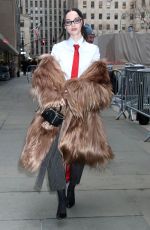 DOVE CAMERON Arrives at Today Show in New York City 02/16/2026