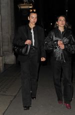 DUA and RINA LIPA Leaves Gymkhana in London 02/24/2026